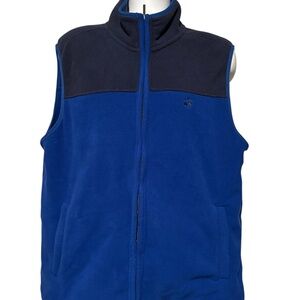 Brooks Brothers Men’s Zip Up  Vest Blue XXL